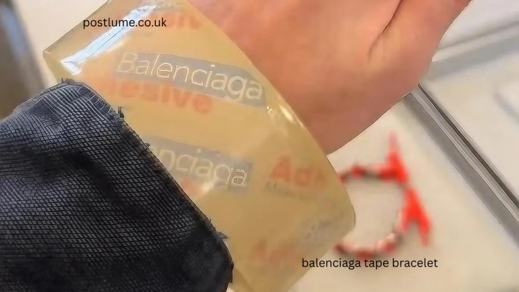 balenciaga tape bracelet
