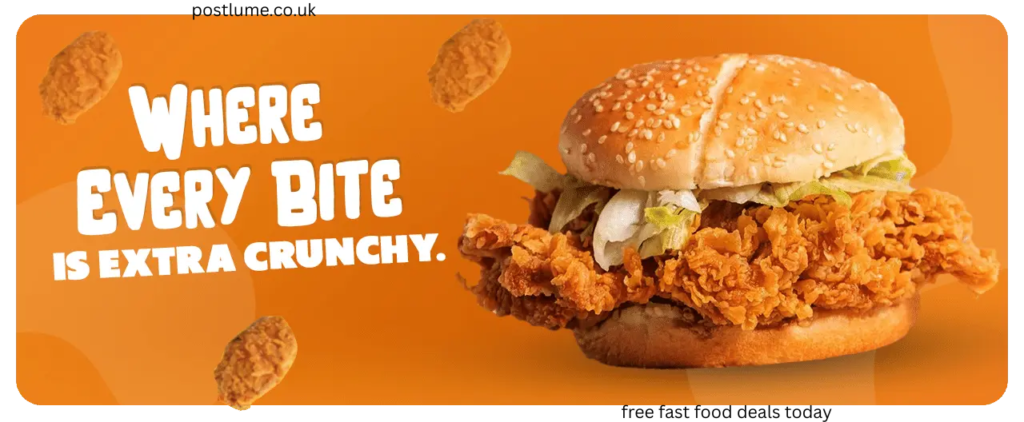 free fast food deals today