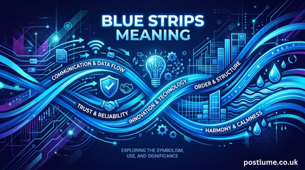 blue strips meaning