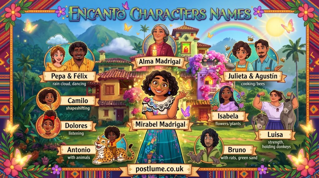 encanto characters names