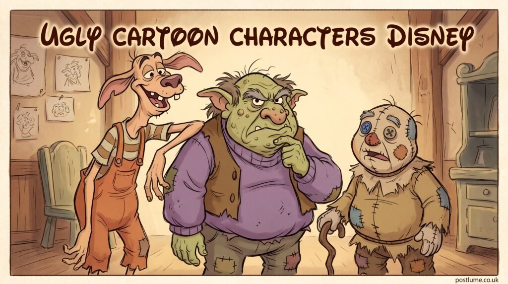 ugly cartoon characters disney