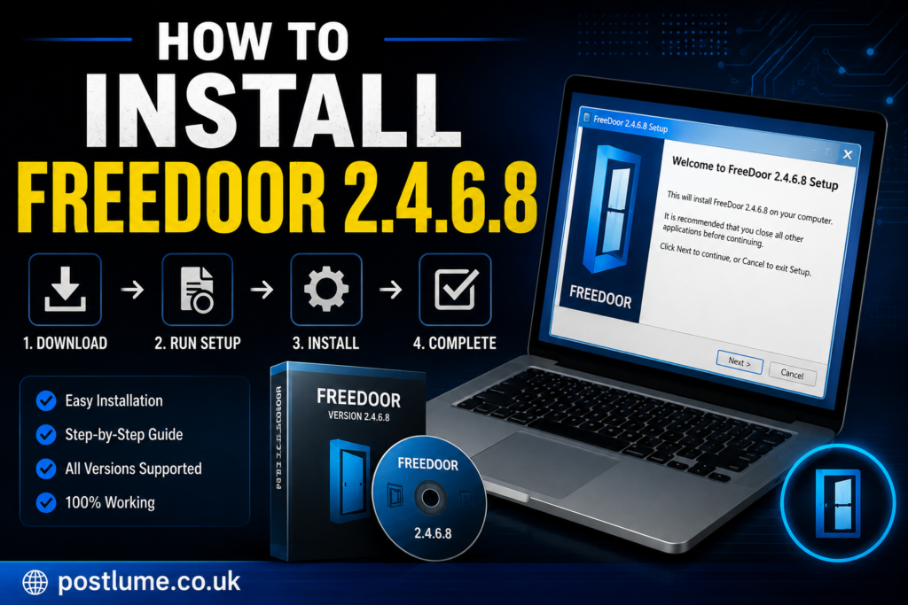how to install freedoor2.4.6.8